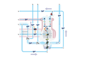 Flownex 2D fluid simulation for Spaceflight at LEAP Australia